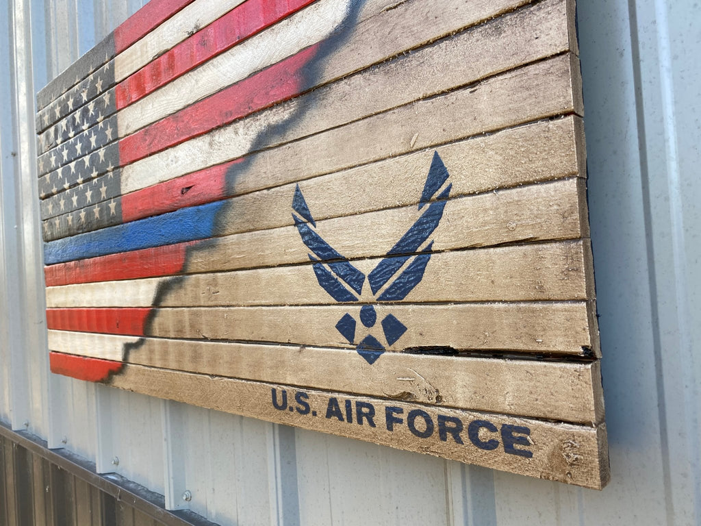 Air Force Wood Flags – American Flag Signs