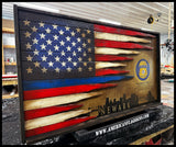 Law Enforcement Battle Flag - American Flag Signs