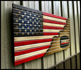 American Case Implement Flag - American Flag Signs