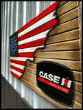 American Case Implement Flag - American Flag Signs