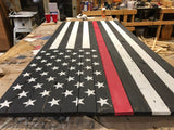 Firefighters Flag - Red Line Flag - American Flag Signs