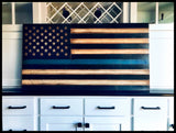 Thin Blue Line American Flag - American Flag Signs