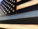 Thin Blue Line American Flag - American Flag Signs