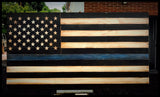 Thin Blue Line American Flag - American Flag Signs