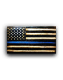 Thin Blue Line American Flag - American Flag Signs