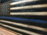 Thin Blue Line American Flag - American Flag Signs